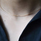 18K Box Chain Necklace - aucentic