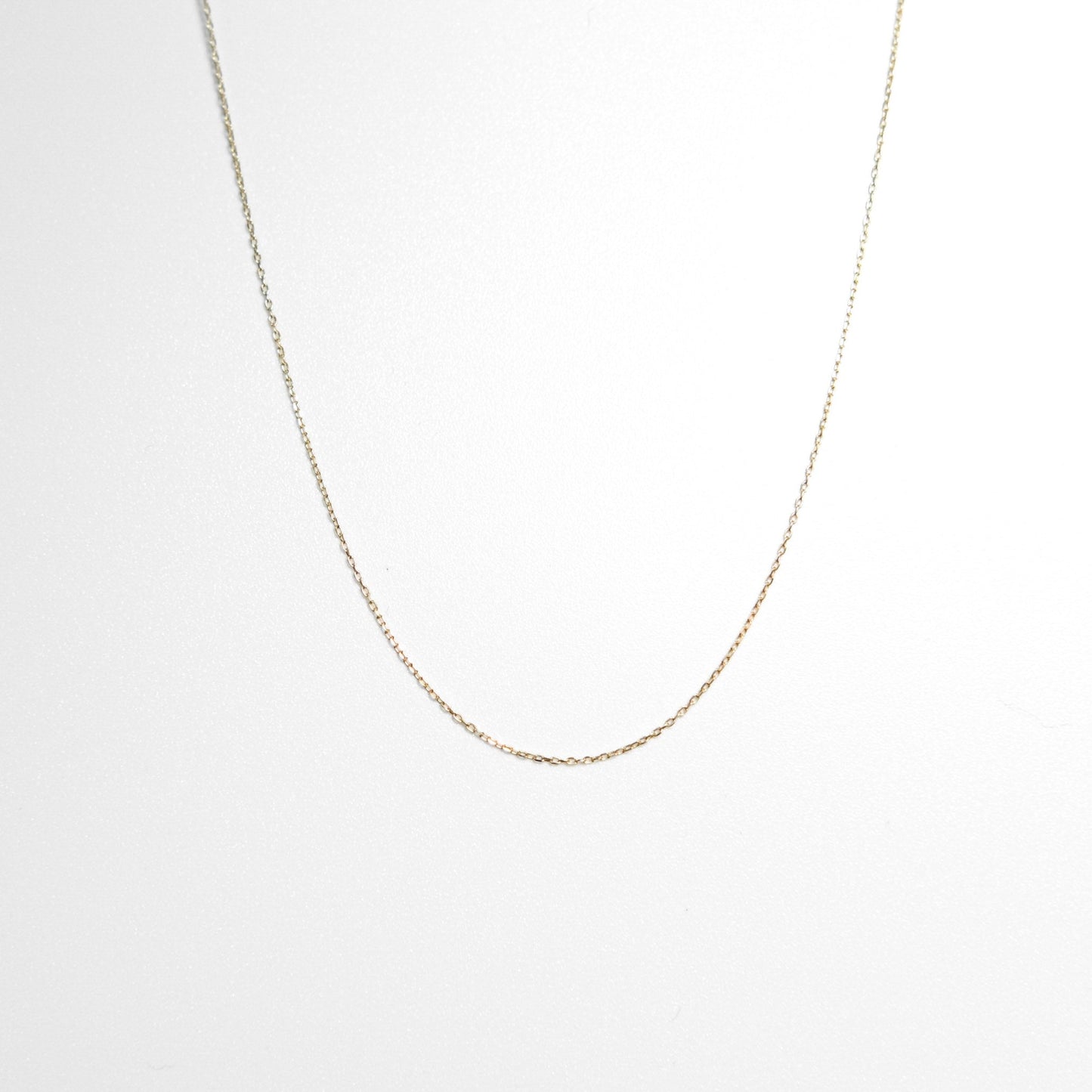 18k Solid Gold Cable Chain - aucentic