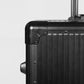 <受注生産 10月15日〜発送分>Stripe Aluminum Suitcase(Black)