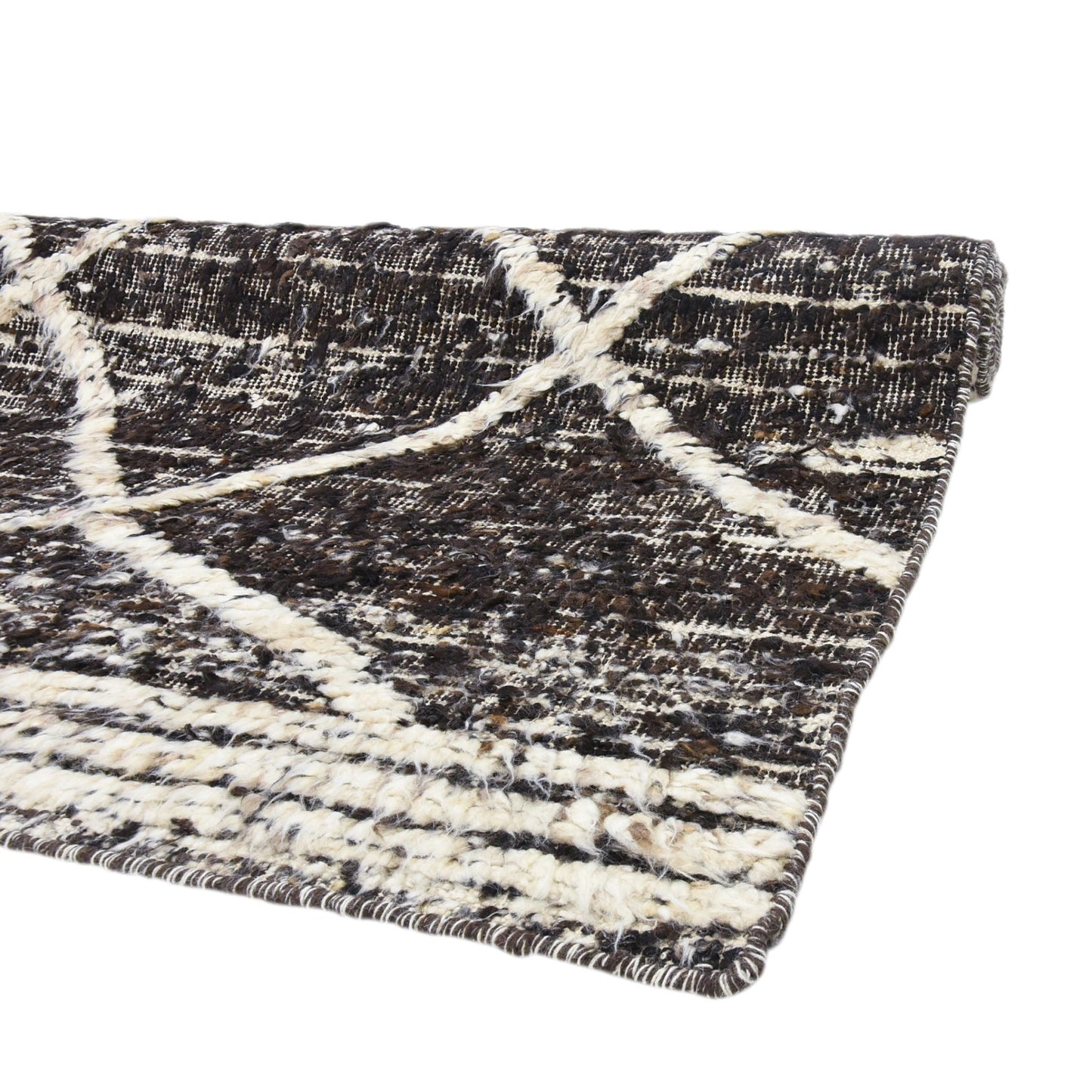 Hand Knotted Wool Rug - aucentic